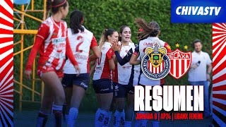 RESUMEN Y GOLES Chivas Femenil 31 Necaxa  Jornada 9 Apertura 2024 [upl. by Whale]