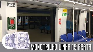 Metrô SP  Monotrilho Linha 15 Prata  Vila PrudenteOratório [upl. by Niliak25]