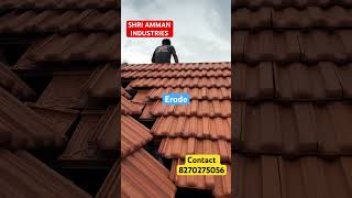 Traditional Model Roof with clay tile construction roofmaterial house roof home rooftiles [upl. by Eustacia]