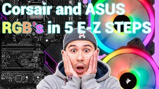 how to install Corsair and ASUS Aura sync  THIS IS HOW [upl. by Naux]