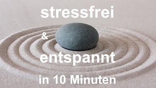 Kurzmeditation präsent amp ruhig in 10 Min aus dem MBSR Achtsamkeitstraining [upl. by Catt]