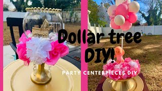 DIY 2 QUICK AND EASY BABY SHOWER CENTERPIECES 2 INEXPENSIVE DIYS [upl. by Licna]