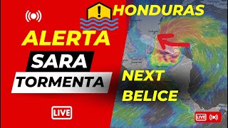 🔴 Alerta Tormenta Sara en Centroamerica en VIVO Satelite [upl. by Nnomae930]