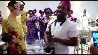 BEEJAY SAX SURPRISES CELEBRANT AT 50th BIRTHDAY IN LONDON [upl. by Fisa44]