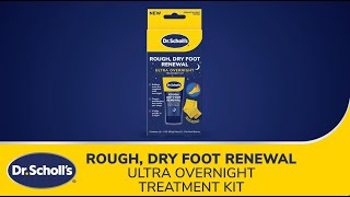 Dr Scholls® Rough Dry Foot Renewal Ultra Overnight Treatment Kit [upl. by Rozamond]