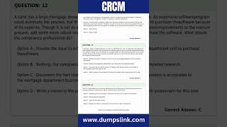 Certified Regulatory Compliance Manager Exam Questions and Answers  CRCM PDF Questions [upl. by Arretahs]