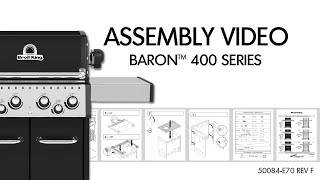 Baron 400 Series Assembly  Broil King  European Model [upl. by Notreb]