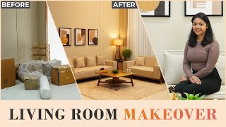 7 Steps to Complete Living Room Makeover in 2023  Living Room Decorating Ideas  Makeover Diaries [upl. by Gilroy]