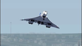 Concorde Bad Landing ❌🛬😌 AEROFLY FS GLOBAL  NEW UPDATE GAMEPLAY  IOS ANDROID [upl. by Eldnar]