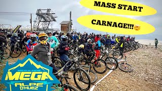 MEGAVALANCHE MASS START CHALLENGER RACE WAS CRAZY [upl. by Ayotel]