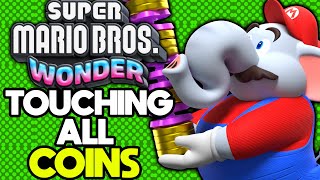 Can I Beat Super Mario Bros Wonder While Touching Every Coin [upl. by Grega34]