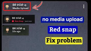 How to Remove Snapchat Media Upload Problem 2024  Hide Media Upload Problem on Snapchat [upl. by Novia]