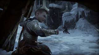 God of War Ragnarok  Old Friends Shores of Nine Sonic and Regular Arrows Atreus Tutorial Gameplay [upl. by Dewees]