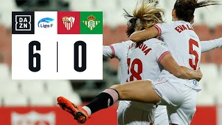 Sevilla FC vs Real Betis Féminas 60  Resumen y goles  Highlights Liga F [upl. by Marlane774]