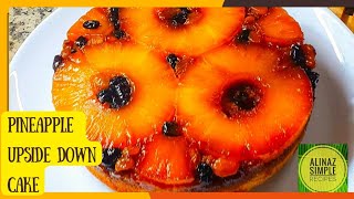 THE EASIEST UPSIDEDOWN PINEAPPLE CAKE RECIPE EVER। পাইনাপেল উপসাইড ডাউন কেক । [upl. by Halfdan]