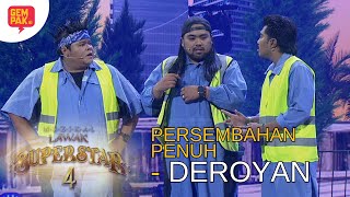 PERSEMBAHAN PENUH DEROYAN  MINGGU 2  MUZIKAL LAWAK SUPERSTAR 4 [upl. by Peih]