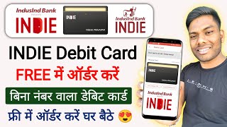 INDIE Debit Card Order FREE Online INDIE Savings Account ATM Card Apply Online Full Process Live [upl. by Anilosi]