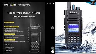 NEW  AILUNCE HD2  DMR UHF VHF Ham Radio [upl. by Akelahs]