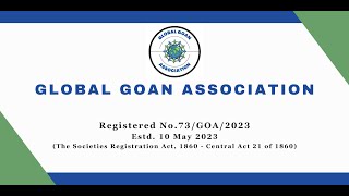 GLOBAL GOAN ASSOCIATION  OFFICIAL LAUNCHING CEREMONY  FIDALGO HOTEL  PANJIM  10 JANUARY 2024 [upl. by Yeliab]