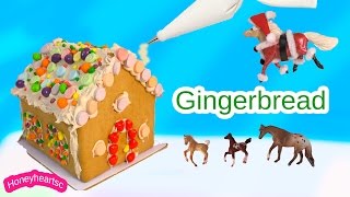 DIY Gingerbread House with Candy amp Frosting Do It Yourself Christmas Holiday Video [upl. by Gray]