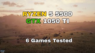 Ryzen 5 5500  GTX 1050 Ti 6 Games Tested  2024 [upl. by Sofie]