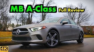 2019 Mercedes AClass Sedan FULL REVIEW  DRIVE  The Smallest Benz is a Tech Giant [upl. by Blaire]