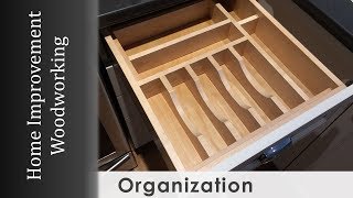 Drawer Organizer Build for Kitchen Makeover [upl. by Noet870]