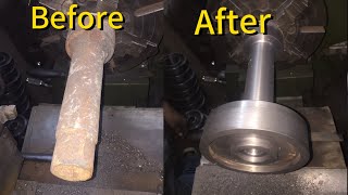 How to make head atock gear part of lathe machine hi class lathe machine technology hardwork [upl. by Aekahs]