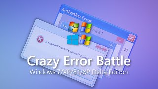 nlLuigis Crazy Error Battle  Windows 7XP81XP Delta Edition [upl. by Schecter575]