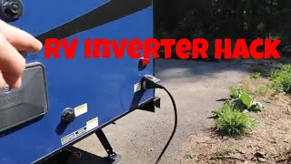 How we use our RV Power Inverter to Power Everything in our Travel Trailer  The Savvy Campers [upl. by Ennazor]