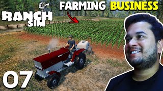 I Started a FARMING BUSINESS  Ranch Simulator Gameplay in Hindi Part 7 [upl. by Windy]