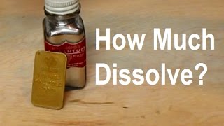 Solubility Of Gold In Mercury [upl. by Essirahc]