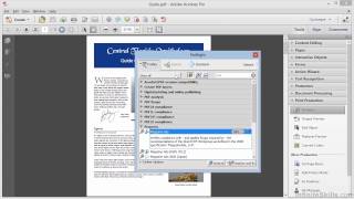 Adobe Acrobat XI Advanced Tutorial  Pre Flight Analysis [upl. by Latrell]