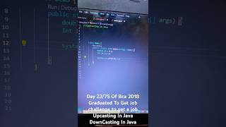 what is upcasting in java in english java shorts upcasting downcasting in java downcasting [upl. by Haliak]