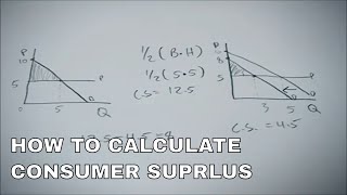 How to Calculate Consumer Surplus [upl. by Nelav]