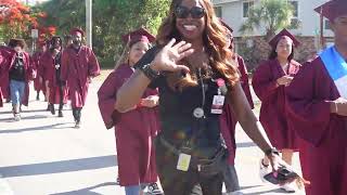 Coconut Creek High Schools annual Senior Walk caps academic journey [upl. by Eimirej]