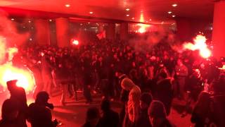 AJAX  Feyenoord  3  1  2212014  Entrada part 2 [upl. by Eelrihs]