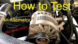 How to Test an Alternator fast and simple [upl. by Jedediah]