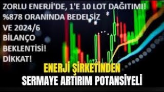 ZORLU ENERJÄ°DE 1E 10 LOT DAÄITIMI ZOREN �8 ORANINDA BEDELSÄ°ZğŸš€20246 BÄ°LANÃ‡O BEKLENTÄ°LERÄ°ğŸ”¥ÅOKğŸš€ [upl. by Rurik]