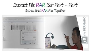 Cara Extract File RAR BerPart [upl. by Avehs684]