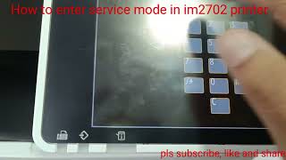 How to enter service mode in ricoh im2702 printer  how to enter sp mode in ricoh printer [upl. by Aiduan828]