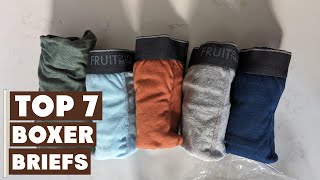 Top 7 Boxer Briefs for Ultimate Comfort amp Style 2024  Mens Underwear Guide [upl. by Nerha]