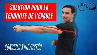 TENDINITE DE LA COIFFE DES ROTATEURS ET DOULEURS DÉPAULE  EXERCICE ET TRAITEMENT KINÉ [upl. by Eirrot]