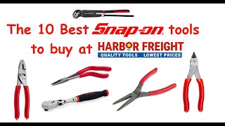 The 10 Best Snap On Tools to buy at Harbor Freight HF made the comparisons and started this game [upl. by Oona]