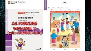 Listening SAMPLE TEST 2 Volume 2  A1 Movers SAMPLE PAPERS for revised exam from 2018 [upl. by Refinnej]