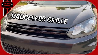 VW Mk6 GTI Badgeless Grille [upl. by Attenyl]