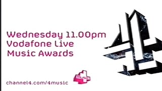 Channel 4 amp 4Music  Live Music Awards  Promo 2007 [upl. by Kiel]