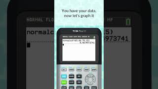 How to calculate and graph normal probabilities with the TI84 Plus CE [upl. by Quickel]