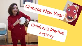 Chinese New Year Dragon Dance  Childrens Active Rhythm Activity  Mrs Furryboots [upl. by Kelton]