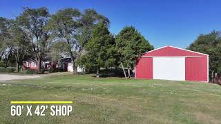 101724 Auction 2612 HWY 54 Andover KS 67002 – House amp Shop on 307 Acres [upl. by Brantley]